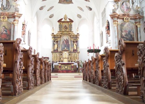Barocke Kirche von Stamsried